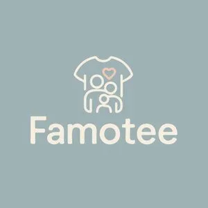 Famotee Creative Family Love Heart Graphic T-Shirt